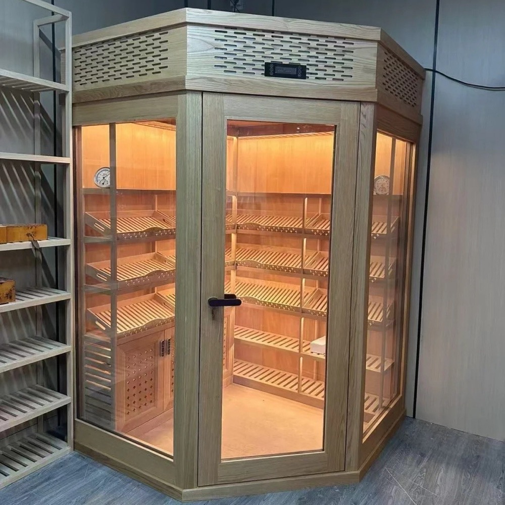 Bespoke Stainless Steel Wine Storage (轻奢餐厅双门酒柜)