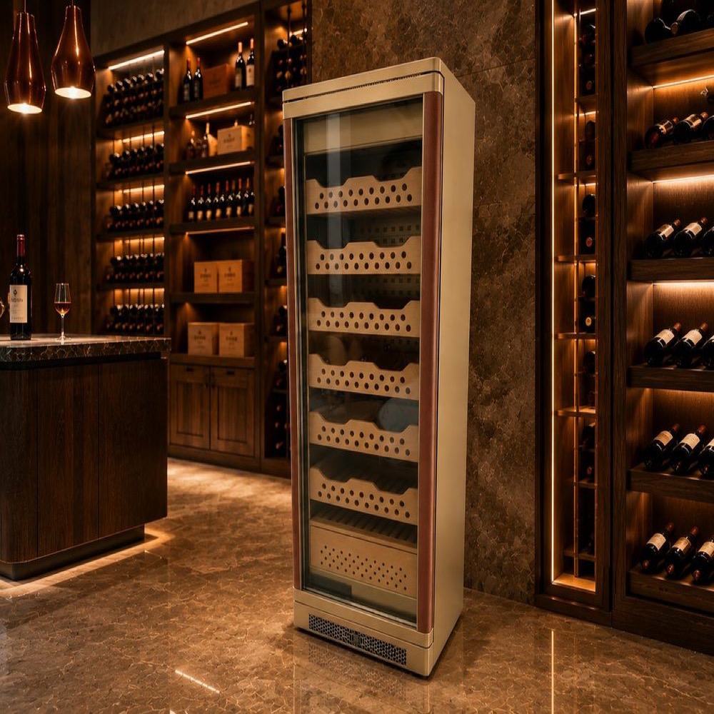 Almacenamiento de Vino a Medida en Acero Inoxidable (VIPHONYA尊櫃系列)