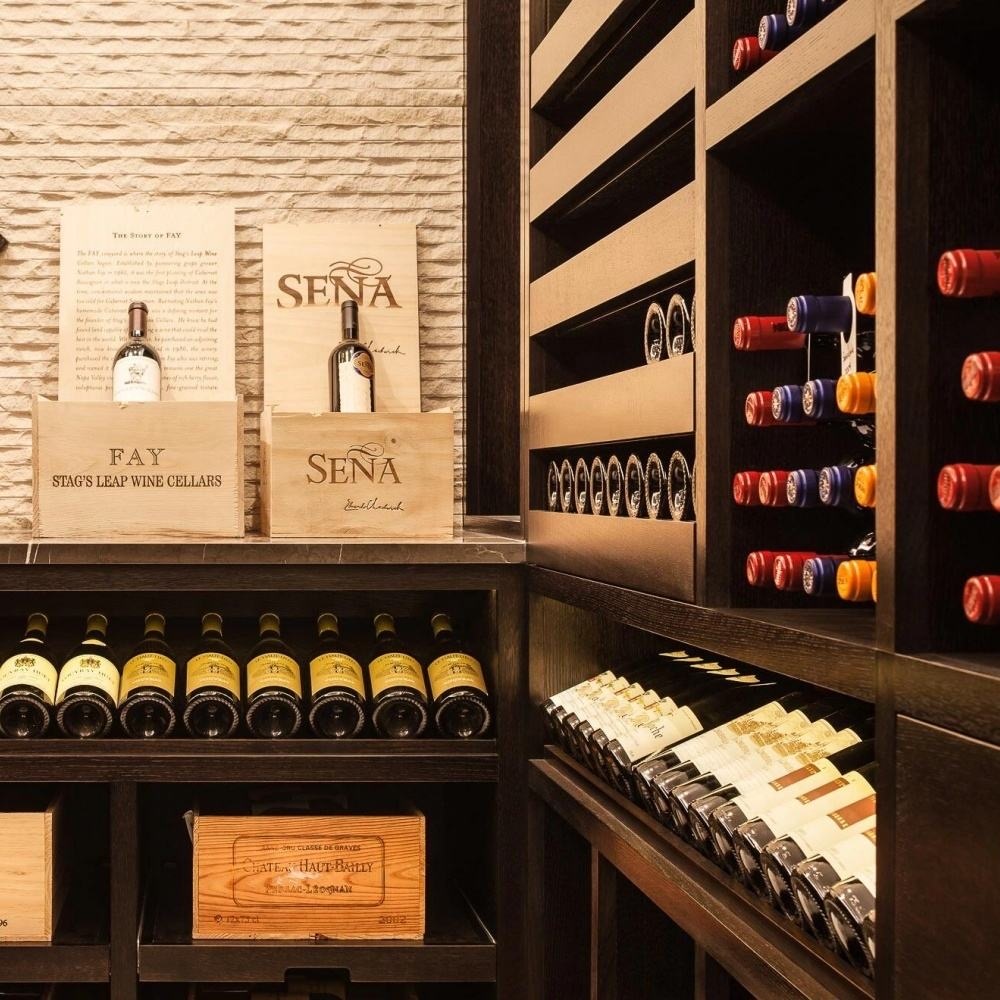 Bespoke Under-Stairs Architectural Wine Showcase Climate Controller